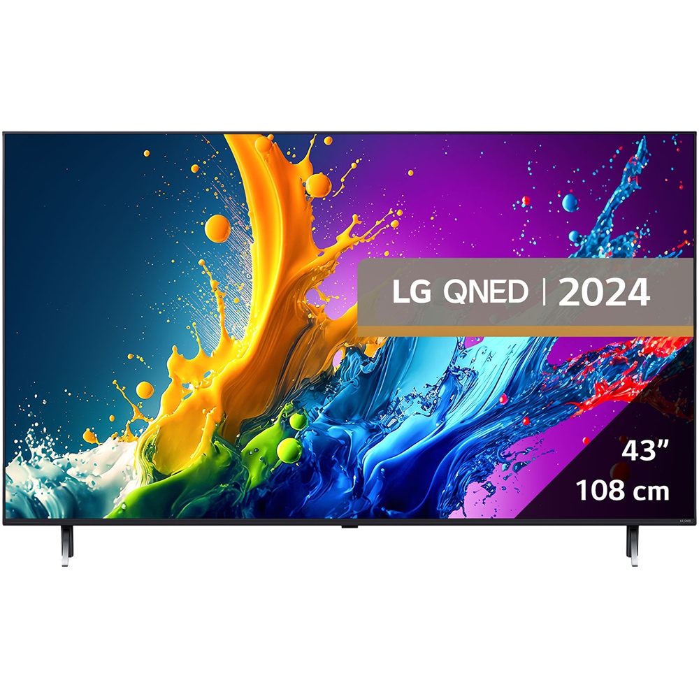 Televizor QNED Smart LG 43QNED80T3A, Ultra HD 4K, HDR, 108 cm