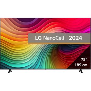 Televizor NanoCell Smart LG 75NANO81T3A, Ultra HD 4K, HDR, 189cm