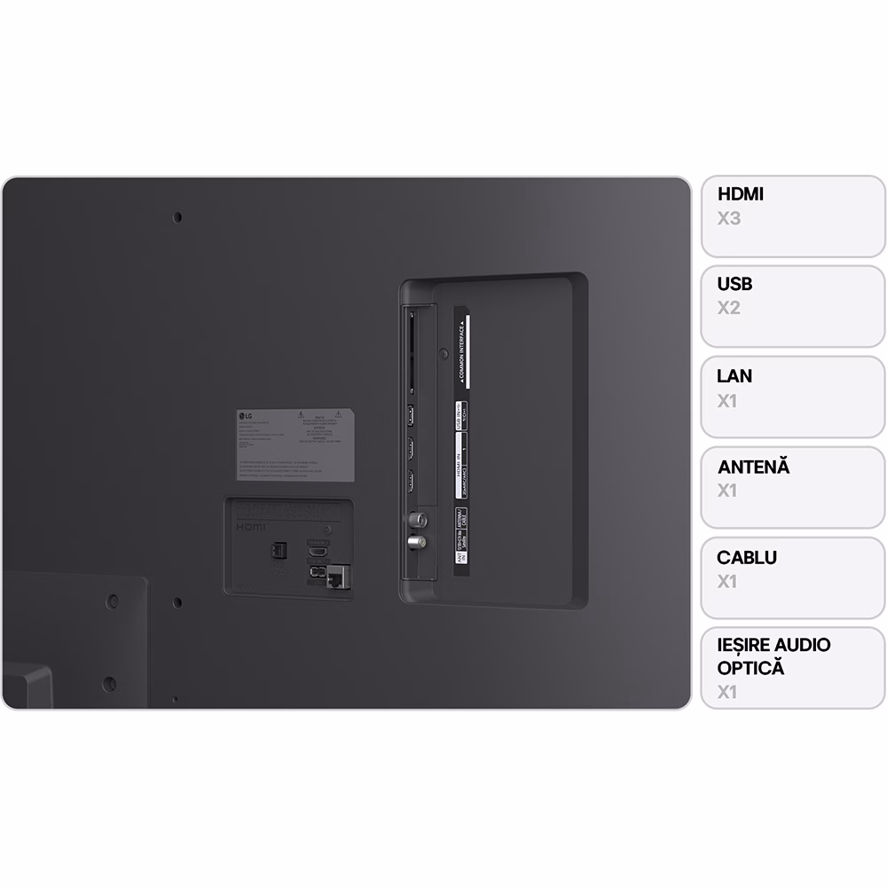 Televizor NanoCell Smart LG 43NANO81A3A, Ultra HD 4K, HDR, 108cm - imagine 2