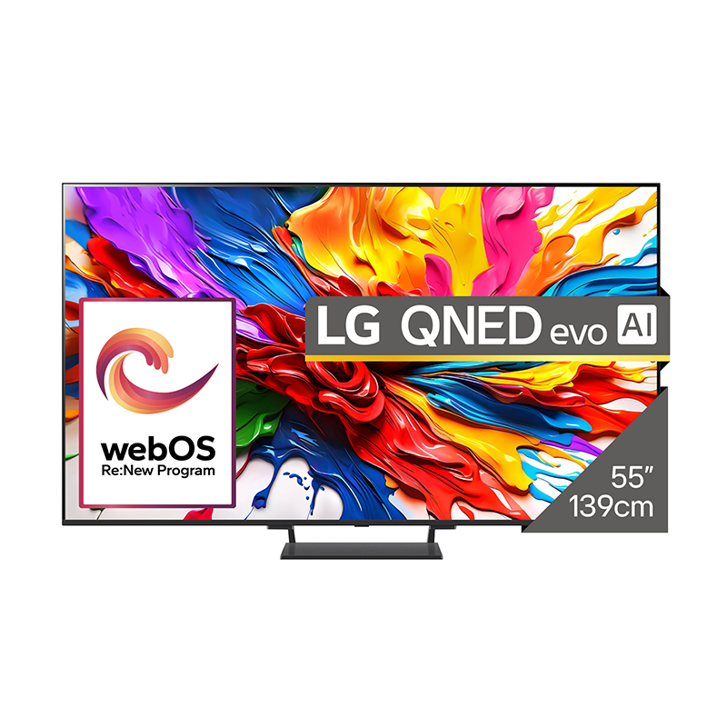 Televizor LG QNED evo MiniLED 55QNED93A6A, 139 cm, Smart, 4K Ultra HD, 100 Hz, Clasa G