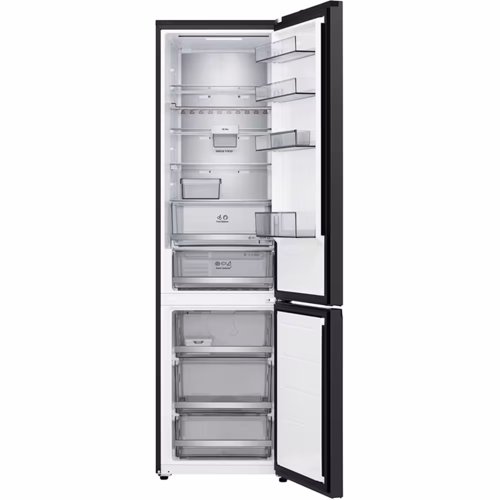Combina frigorifica LG GBBS726AEV, No Frost, 375 l, H 203 cm, Clasa A, ThinQ, negru - imagine 2