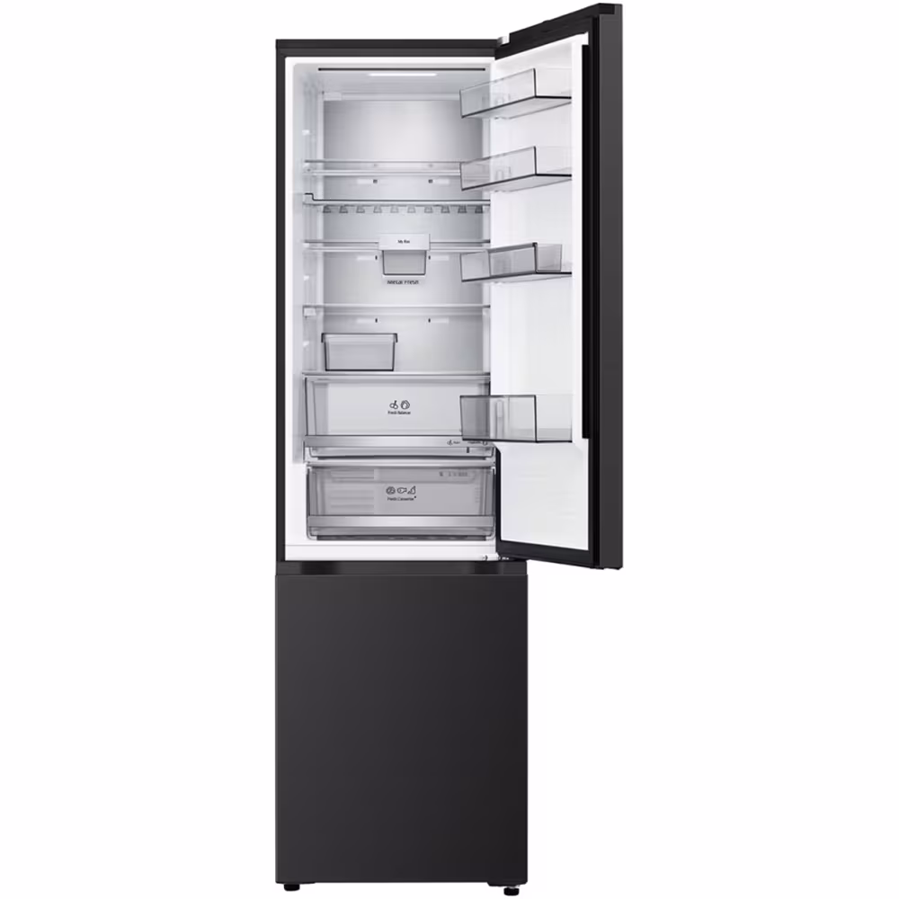 Combina frigorifica LG GBBS726AEV, No Frost, 375 l, H 203 cm, Clasa A, ThinQ, negru - imagine 3