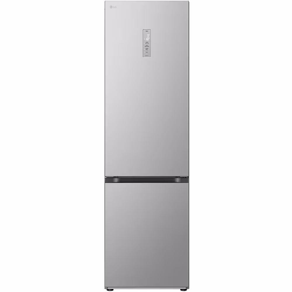 Combina frigorifica LG GBBS727CPY, No Frost, 375 l, H 203 cm, Clasa C, ThinQ, argintiu