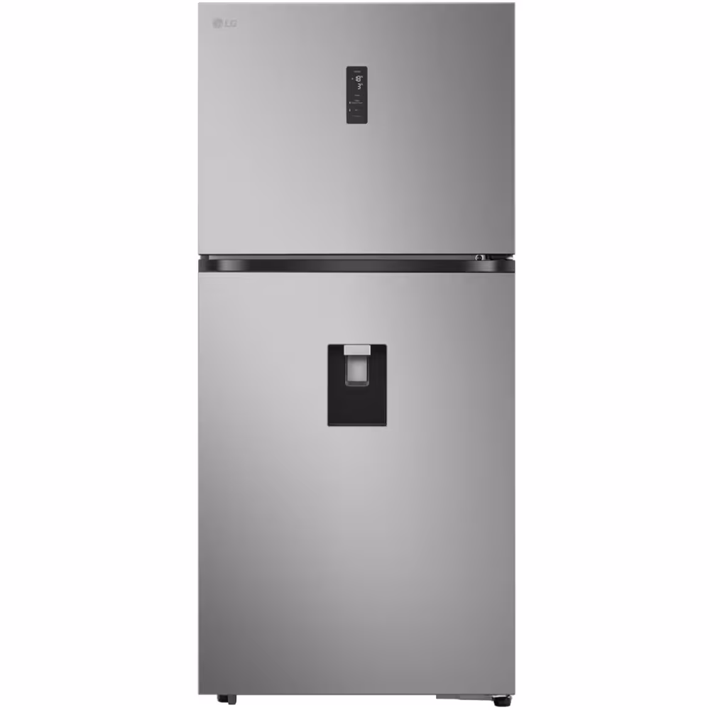 Frigider cu doua usi LG GTFV61PYBQD, No Frost, 609 l, H 186 cm, Clasa E, ThinQ, argintiu