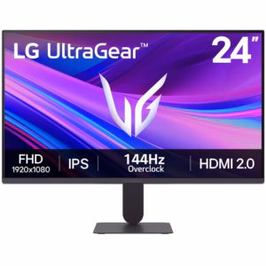 Monitor Gaming LED IPS LG UltraGear 24G411A, 24" Full HD, 144Hz, G-SYNC Compatible, FreeSync, HDR 10, negru