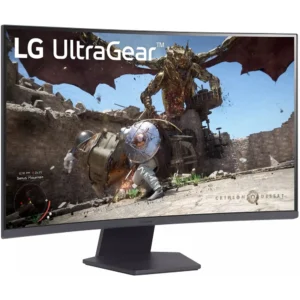 Monitor gaming curbat LED VA LG UltraGear 32GS60QC-B, 31.5", QHD, 180Hz, AMD FreeSync, negru - imagine 2