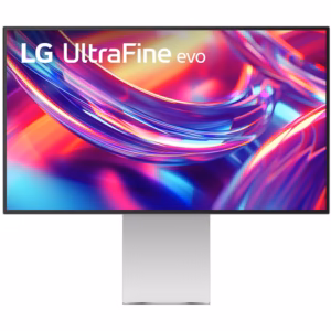 Monitor LED Nano IPS LG UltraFine Evo 32U990A-S, 31.5", 6K, 60Hz, HDR600, boxe, pivot, alb