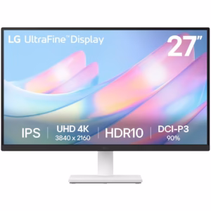 Monitor IPS LED LG 27" 27US500-W, UHD (3840 x 2160), HDMI, DisplayPort, Alb