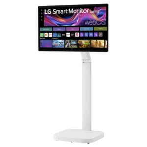 Monitor IPS LED LG 31.5" 32U889SA-W, UHD 3840 x 2160, HDMi, Boxe, Pivot Alb - imagine 2