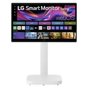 Monitor IPS LED LG 31.5" 32U889SA-W, UHD 3840 x 2160, HDMi, Boxe, Pivot Alb - imagine 3