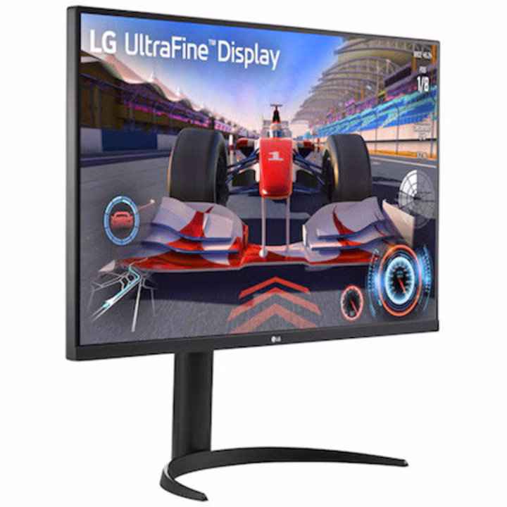 Monitor Gaming LG UltraFine™ 32UR550K-B, 31.5", 4K (3840x2160), VA, 4ms (GtG at Faster), 60Hz, HDR 10, Super Resolution+, Dynamic Action Sync, Flicker Safe, Black Stabilizer, Difuzoare 5Wx2, Waves MaxxAudio®, HDMI, DP, Pivot, Negru - imagine 2