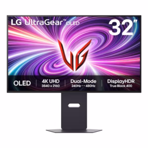 Monitor Gaming OLED LG UltraGear 32GX870A-B, 31.5 inch, UHD (3840 x 2160), HDMI, DisplayPort, Boxe, 240Hz 4K, 480Hz Full HD, 0.03 ms, Negru - imagine 2