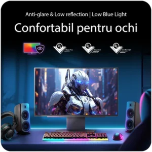 Monitor Gaming LG OLED UltraGear 27GX790A, 27", QHD, 1440P, 480Hz, 0.03ms G-Sync® Compatible, DisplayPort 2.1, Black - imagine 8