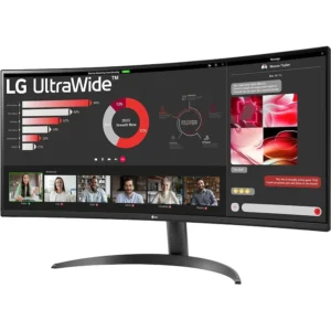 Monitor Curbat LED VA LG UltraWide™ 34", UWQHD (3440x1440), 100Hz, 5ms, sRGB 99%, HDR 10, 2x HDMI, DisplayPort, Jack, negru - imagine 4