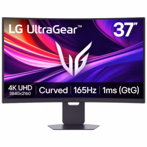 Monitor Gaming Curbat LED VA LG UltraGear 37G800A-B, 36.5", 4K UHD, 165Hz, AMD FreeSync Premium Pro, HDR600, pivot, boxe, negru