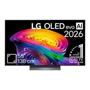 Televizor LG OLED evo 55C6ELB, Smart, 4K Ultra HD, 138 cm