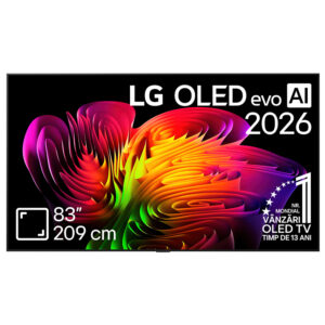 Televizor LG OLED evo 83W69LA, Wall Paper Design, Zero Connect Box, Smart, 4K Ultra HD, 209 cm