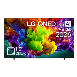 Televizor QNED Evo AI MiniLED Smart LG115QNED93B6, Ultra HD 4K, HDR, 280 cm