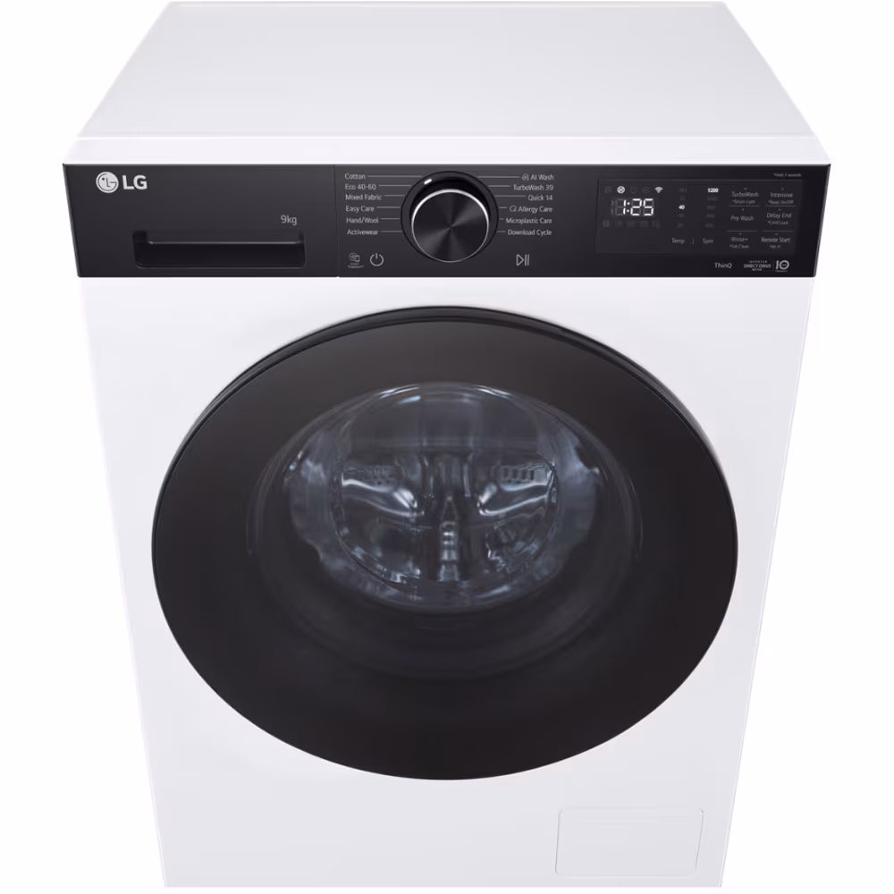 Masina de spalat rufe frontala LG F2X50S9TKB, AI Direct Drive, 9 kg, 1200rpm, Clasa A, alb - imagine 9