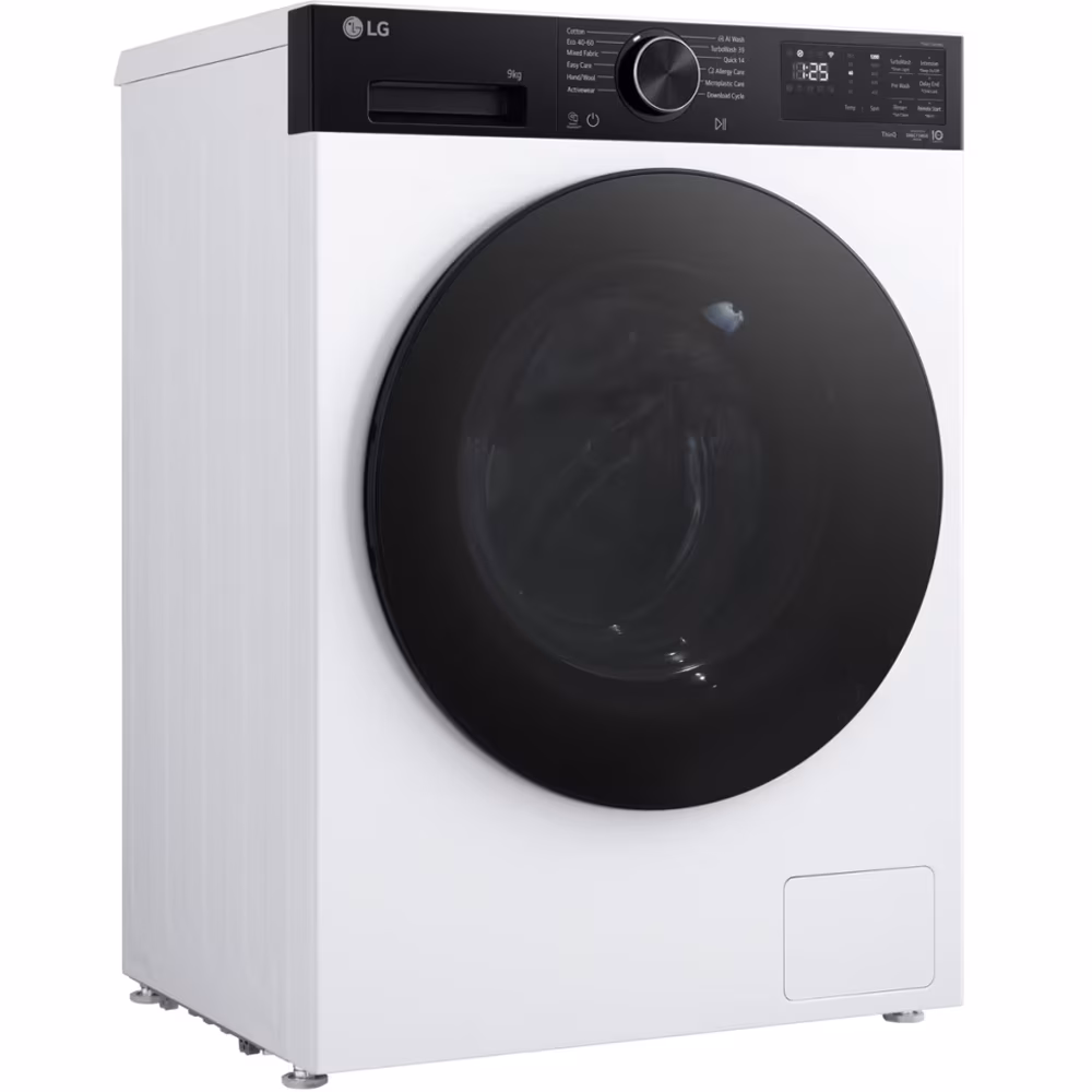 Masina de spalat rufe frontala LG F2X50S9TKB, AI Direct Drive, 9 kg, 1200rpm, Clasa A, alb - imagine 4