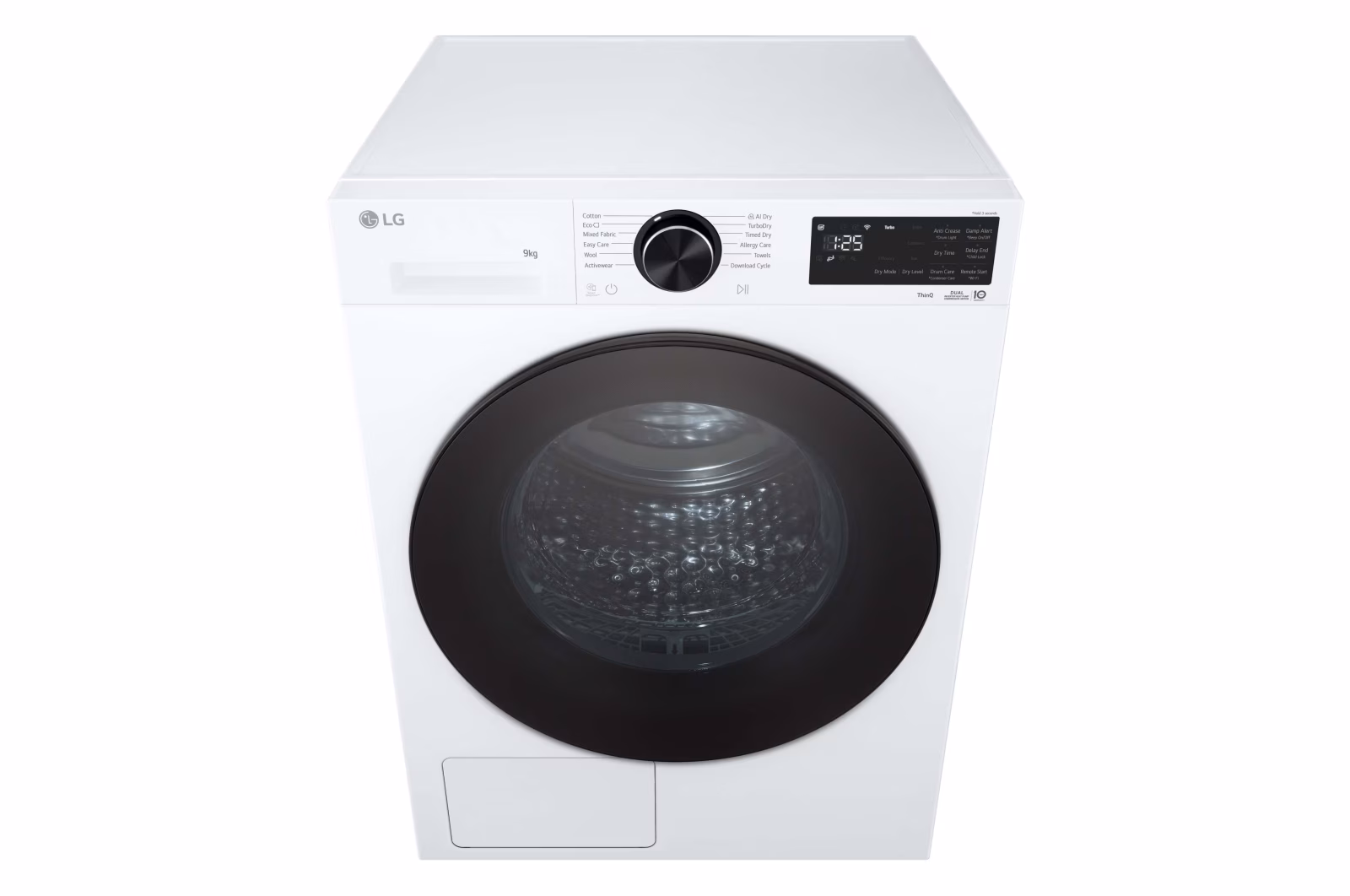 Uscător cu pompă de căldură RHX5009TLB AI DUAL Inverter Heat Pump™, 9 kg, ThinQ™ - imagine 3