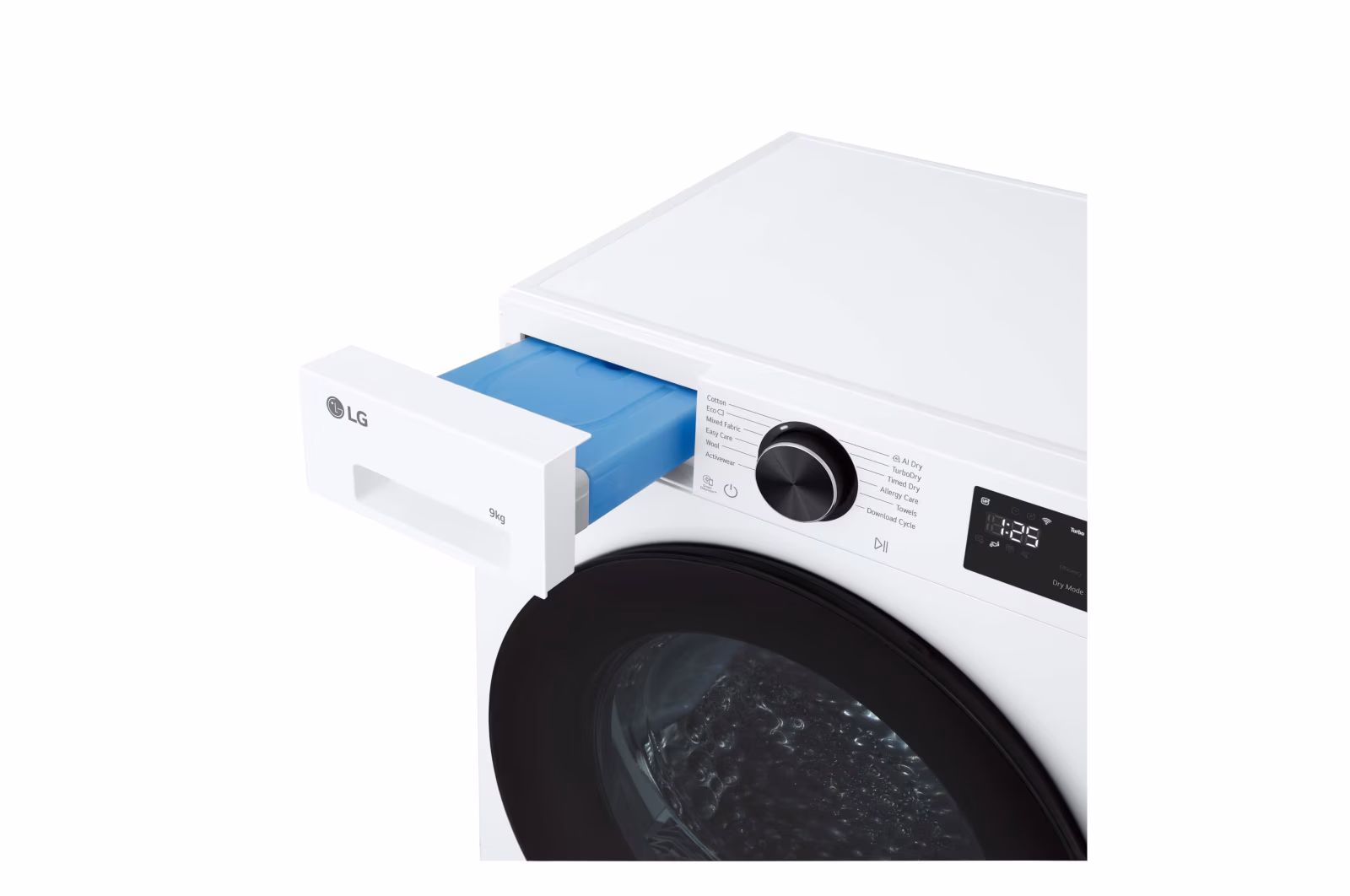 Uscător cu pompă de căldură RHX5009TLB AI DUAL Inverter Heat Pump™, 9 kg, ThinQ™ - imagine 5